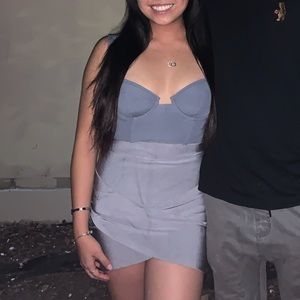 Urban Outfitters Gray Corset Bralette